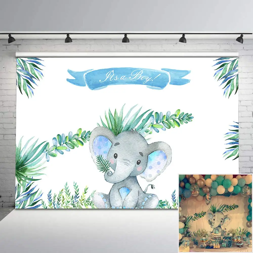 Little Elephant Baby Shower Backdrop It's a Boy Elephant Baby Shower Background Cute Little Elephant Watercolor Leaves Backdrops
Little Elephant Baby Shower Backdrop It's a Boy Elephant Baby Shower Background Cute Little Elephant Watercolor Leaves Backdrops