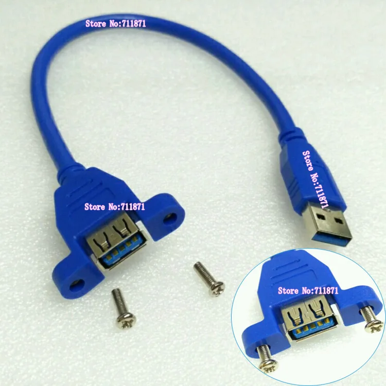 Blue short 30cm Screws hole Fixed Usb3 USB3.0 Extension cable Ears fixed USB 3.0 Usb3.0 male Female Extend Cable Line wire cord
Blue short 30cm Screws hole Fixed Usb3 USB3.0 Extension cable Ears fixed USB 3.0 Usb3.0 male Female Extend Cable Line wire cord