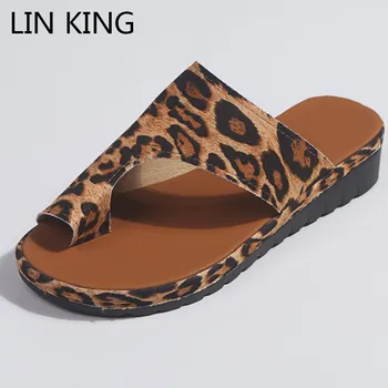 LIN KING Plus Size Fashion Women Leather Slippers Summer Wedges Platform Shoes Ladies Slides Casual Non Slip Outdoor Beach Shoes 
LIN KING Plus Size Fashion Women Leather Slippers Summer Wedges Platform Shoes Ladies Slides Casual Non Slip Outdoor Beach Shoes