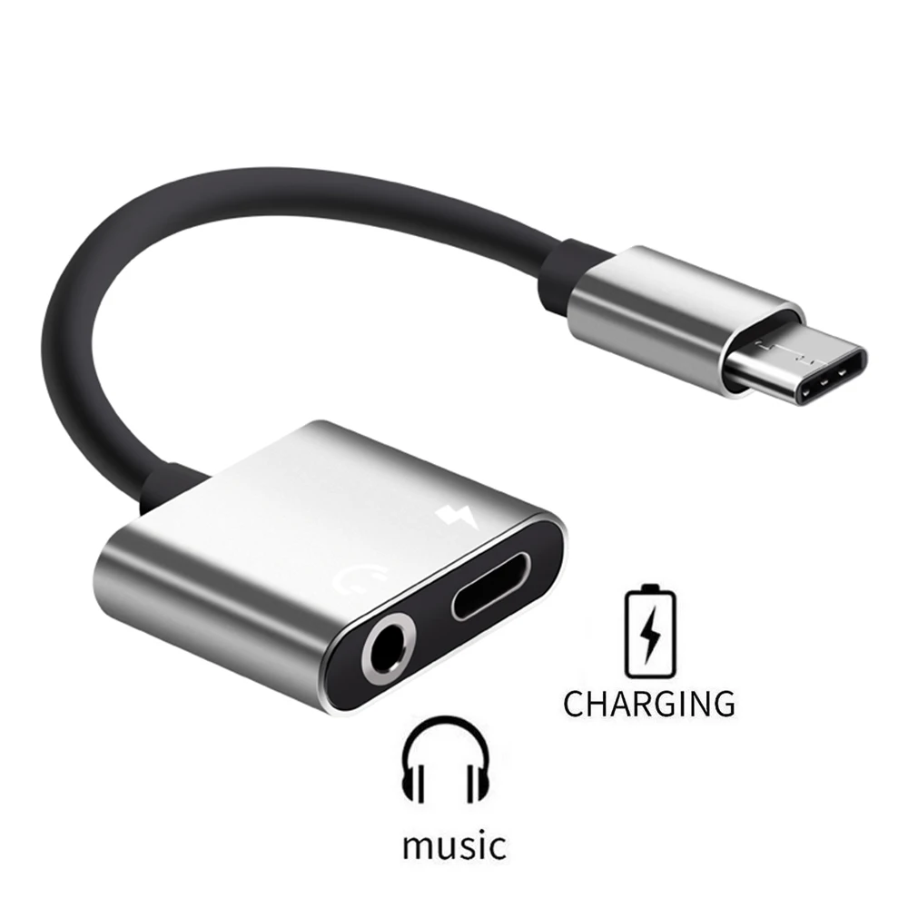 2 in 1 Type-C Audio Charging Adapter Type C to 3.5mm Earphone for Listening Music Charging USB-C Converter For Xiaomi Huawei
2 in 1 Type-C Audio Charging Adapter Type C to 3.5mm Earphone for Listening Music Charging USB-C Converter For Xiaomi Huawei