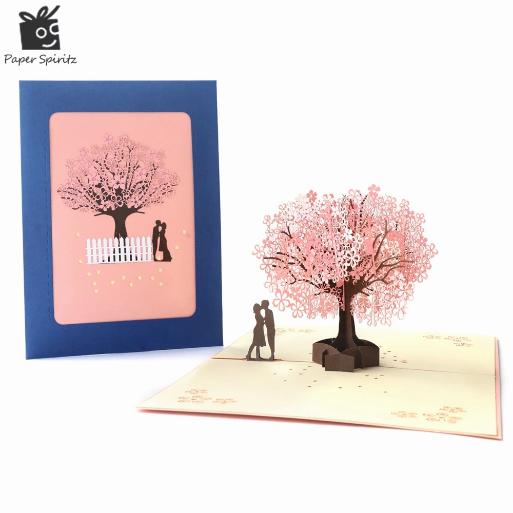 3D Pop up Birthday Cards Invitation Cherry Blossoms Gift Card With Envelope Thanksgiving Laser Cut Christmas Blank Greeting Card
3D Pop up Birthday Cards Invitation Cherry Blossoms Gift Card With Envelope Thanksgiving Laser Cut Christmas Blank Greeting Card