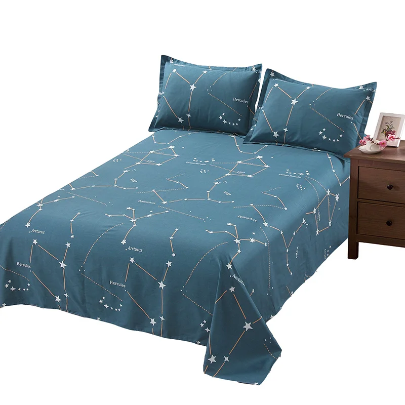 Luxury fashion 100% cotton bed sheet star blue twin full queen king single double size cartoon flat sheet bedclothes pillowcase
Luxury fashion 100% cotton bed sheet star blue twin full queen king single double size cartoon flat sheet bedclothes pillowcase
