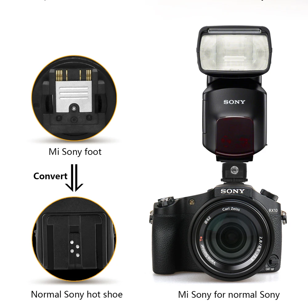 Pixel TF-335 For Sony A7 A7 II A7S A7R A3000 A6000 A5000 NEX-7 NEX-6 NEX-5R NEX-5T RX1 RX1R Camera Hot Shoe Adapter To Speedlite
Pixel TF-335 For Sony A7 A7 II A7S A7R A3000 A6000 A5000 NEX-7 NEX-6 NEX-5R NEX-5T RX1 RX1R Camera Hot Shoe Adapter To Speedlite