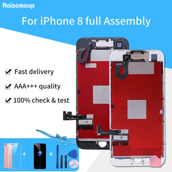 Full Set Complete Assembled LCD Display For iPhone 8 LCD Touch Screen Digitizer Pantalla Parts Front Camera+Ear Speaker 3Gifts
Full Set Complete Assembled LCD Display For iPhone 8 LCD Touch Screen Digitizer Pantalla Parts Front Camera+Ear Speaker 3Gifts