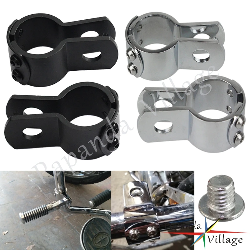 1-1/8" & 1-1/4" & 1-1/2" Chrome Motorcycle Footpegs Mounting Clamps Engine Guard Crash Bar Footrest Peg Clamps For Harley
1-1/8" & 1-1/4" & 1-1/2" Chrome Motorcycle Footpegs Mounting Clamps Engine Guard Crash Bar Footrest Peg Clamps For Harley