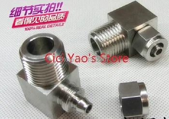 5pcs/lots free shipping stainless steel 1/2" thread, for 10mm hoses elbow , Compression elbow compression fittings 
5pcs/lots free shipping stainless steel 1/2" thread, for 10mm hoses elbow , Compression elbow compression fittings