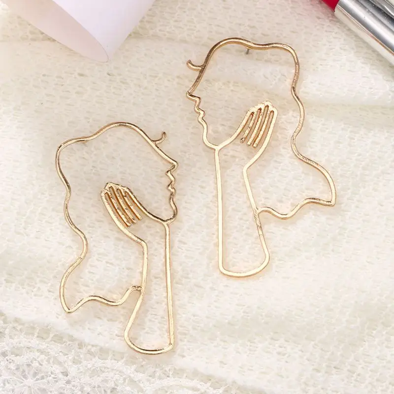 1 PC Abstract Art Golden Large Human Face Dangle Earring for Women Fashion Jewelry
1 PC Abstract Art Golden Large Human Face Dangle Earring for Women Fashion Jewelry