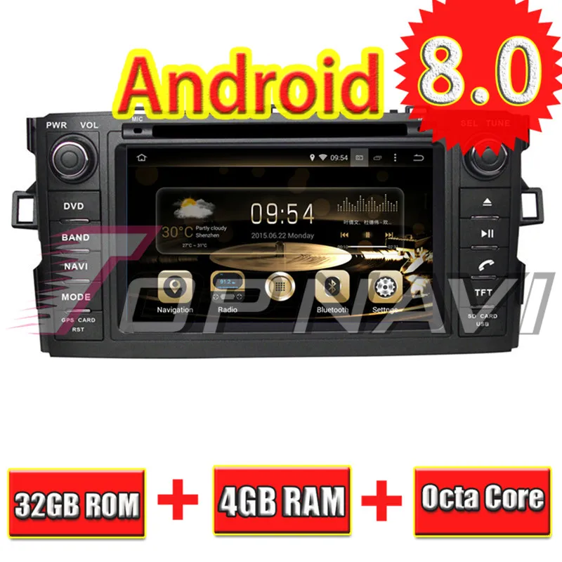 Topnavi 7" Octa Core Android 8.0 Car DVD Player Video for TOYOTA AURIS/COROLLA HATCHBACK/COROLLA 2012- Autoradio GPS Navigation
Topnavi 7" Octa Core Android 8.0 Car DVD Player Video for TOYOTA AURIS/COROLLA HATCHBACK/COROLLA 2012- Autoradio GPS Navigation