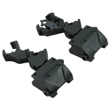 45 DEGREE OFFSET Flip up Diamond Front & Rear Combat Sights - Integrated Sighting System (I.S.S.) 
45 DEGREE OFFSET Flip up Diamond Front & Rear Combat Sights - Integrated Sighting System (I.S.S.)