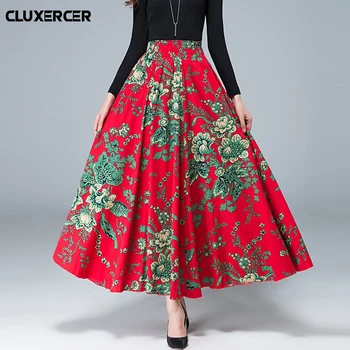 Maxi Long Skirt Women Long Skirt Chic Colorblock Print Maxi Skirts Full-length High Waist Tie Big Hem Vintage Skirt
Maxi Long Skirt Women Long Skirt Chic Colorblock Print Maxi Skirts Full-length High Waist Tie Big Hem Vintage Skirt