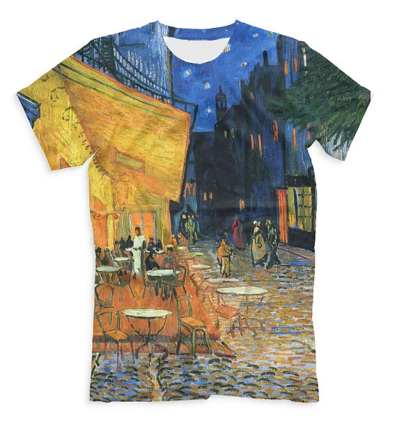 Summer Fashion Crewneck Vincent Van Gogh Print T-Shirt Cafe Terrace Women/Men Tshirt Hip Hop Tumblr Outfits Tee Psychedelic Tops
Summer Fashion Crewneck Vincent Van Gogh Print T-Shirt Cafe Terrace Women/Men Tshirt Hip Hop Tumblr Outfits Tee Psychedelic Tops
