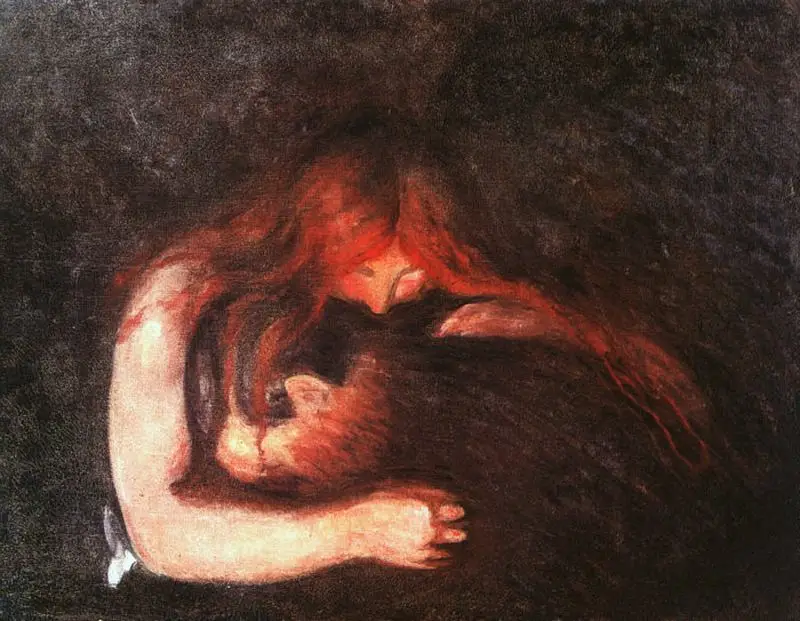 Oil Painting Reproduction on Linen Canvas,vampire-1895 by Edvard Munch,100% handmade
Oil Painting Reproduction on Linen Canvas,vampire-1895 by Edvard Munch,100% handmade