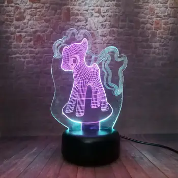 Flash Cartoon Unicorn Model 3D Nightlight LED Mixed 7 Color Changing Light Unicornc Anime Figure Toys Party
Flash Cartoon Unicorn Model 3D Nightlight LED Mixed 7 Color Changing Light Unicornc Anime Figure Toys Party