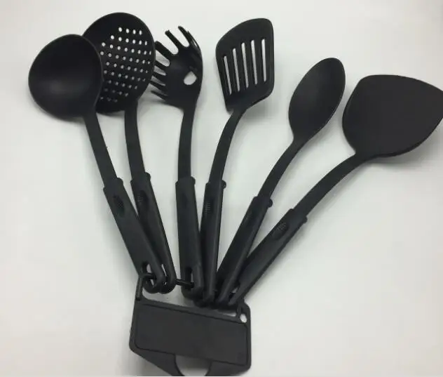 6pcs/lot Heat Resistant Nylon Cookware Set Nonstick Cooking Tools Kitchen & Baking Tool Kit Utensils Spoon Turner OK 0968 | Дом и сад