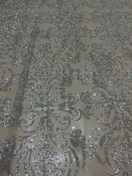 5yard/lot african glitter lace fabric Jolin-169 embroidered tulle lace with glued glitter for party dress
5yard/lot african glitter lace fabric Jolin-169 embroidered tulle lace with glued glitter for party dress