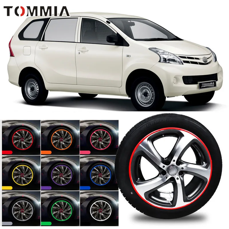 8M Car Wheel Hub Rim Edge Protector Ring Tire Strip Guard Rubber Decals For Toyota Avanza
8M Car Wheel Hub Rim Edge Protector Ring Tire Strip Guard Rubber Decals For Toyota Avanza
