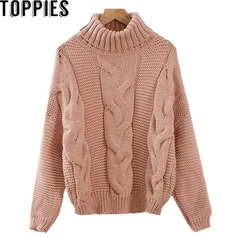 2019 Women Winter Turtleneck Vintage Knit Sweater Twist Knitting Oversized Pullover Thick and Comfy Women Causal Tops
2019 Women Winter Turtleneck Vintage Knit Sweater Twist Knitting Oversized Pullover Thick and Comfy Women Causal Tops