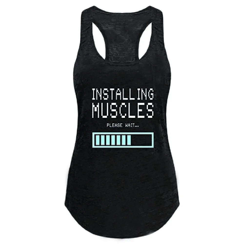 Sexy Women Tank Tops Letter Print Sleeveless O-Neck Vest 2018 Summer Sport Tank Tops Casual Ladies Blouse Tops
Sexy Women Tank Tops Letter Print Sleeveless O-Neck Vest 2018 Summer Sport Tank Tops Casual Ladies Blouse Tops