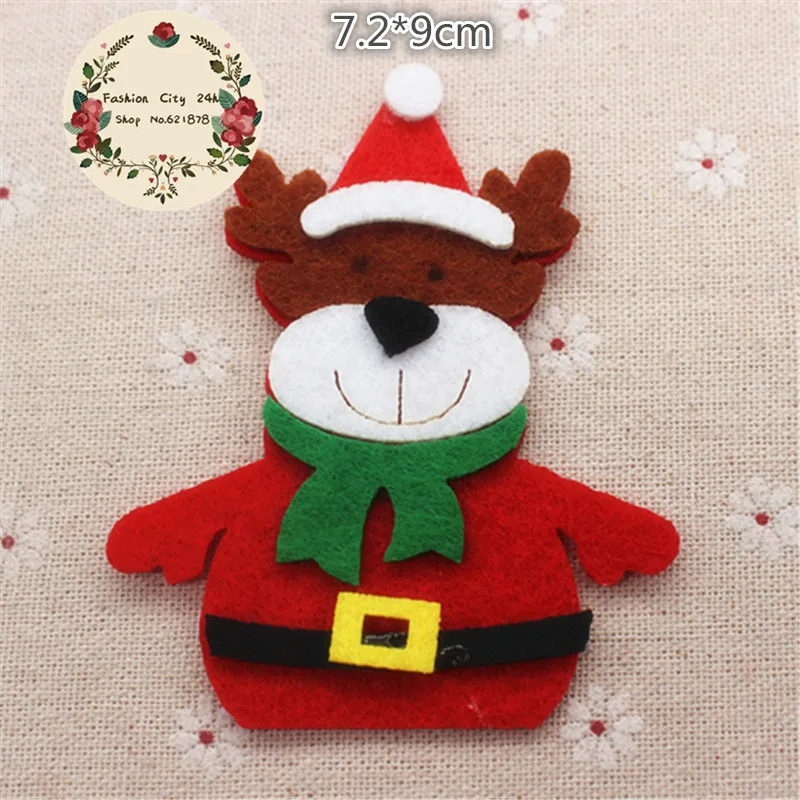 5pcs/lot Non-woven Fabric Handmade Kawaii Christmas Reindeer Patches Felt Accessories for DIY Scrapbooking,7.2*9cm
5pcs/lot Non-woven Fabric Handmade Kawaii Christmas Reindeer Patches Felt Accessories for DIY Scrapbooking,7.2*9cm