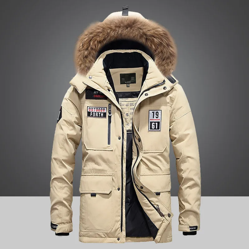 High Quality 2018 Winter 90% Duck Down Coat Men Fashion Fur Collar Hooded Warm Thicken Winter Jacket For Men
High Quality 2018 Winter 90% Duck Down Coat Men Fashion Fur Collar Hooded Warm Thicken Winter Jacket For Men