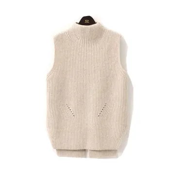 Litvriyh spring autumn thick knit sweater women pullover vest turtleneck sleeveless female pullover women sweater vest jumper
Litvriyh spring autumn thick knit sweater women pullover vest turtleneck sleeveless female pullover women sweater vest jumper