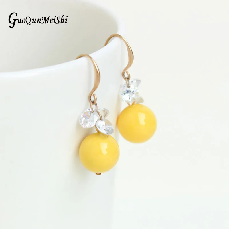 2 pairs Fashion Jewelry Colors Ball Drop Earrings Crystal for Female Gold Color Plated Jewelry Crystal gifts free shipping
2 pairs Fashion Jewelry Colors Ball Drop Earrings Crystal for Female Gold Color Plated Jewelry Crystal gifts free shipping