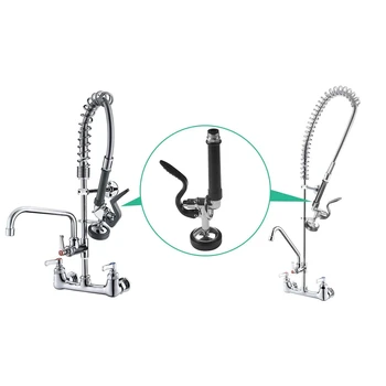 Hot Silver Pre Rinse Sprayer Commercial Kitchen Faucet Parts Chrome Finished Accessories Pre-Rinse Faucet Tap Spray Head Sprayer
Hot Silver Pre Rinse Sprayer Commercial Kitchen Faucet Parts Chrome Finished Accessories Pre-Rinse Faucet Tap Spray Head Sprayer