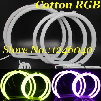 2*127mm&2*158mm Cotton RGB Angel eyes halo ring kit for BMW E53 X5 1999-2004 Pre-facelift remote control flash 16colors
2*127mm&2*158mm Cotton RGB Angel eyes halo ring kit for BMW E53 X5 1999-2004 Pre-facelift remote control flash 16colors