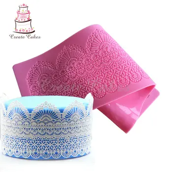Cake Border Decoration Lace Mat Sugar Lace Pad Wedding Cake Decorating Lace Mold Fondant Mat Sugarcraft Tools Bakeware LFM-38
Cake Border Decoration Lace Mat Sugar Lace Pad Wedding Cake Decorating Lace Mold Fondant Mat Sugarcraft Tools Bakeware LFM-38