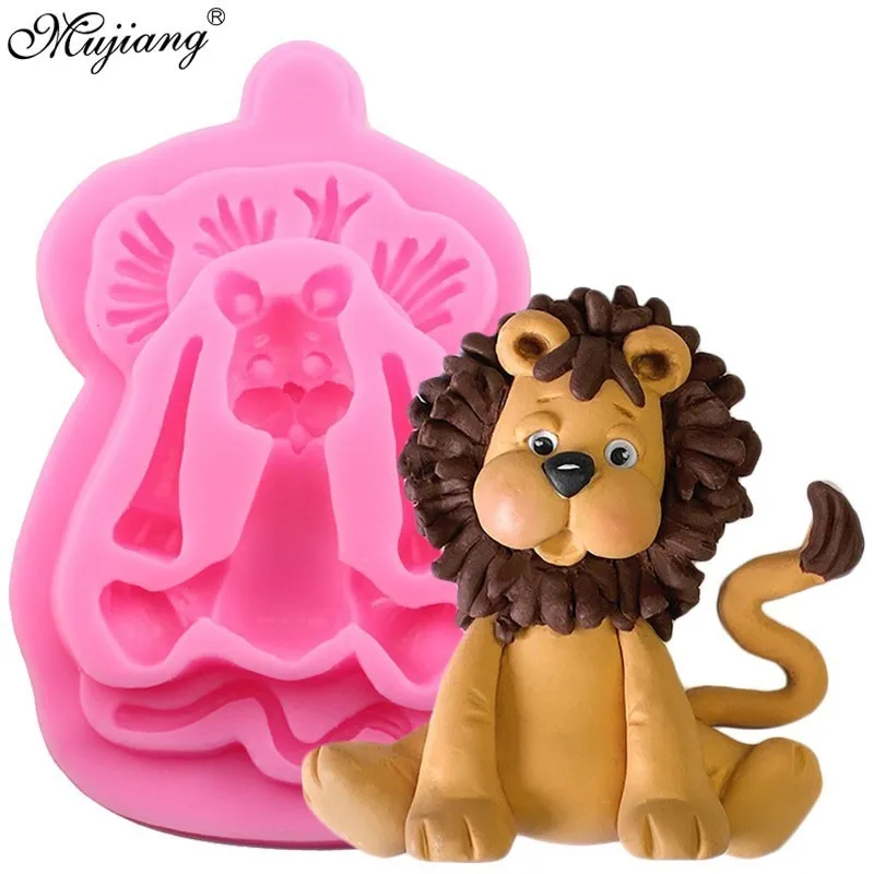 3D Lion Silicone Mold Animals Cupcake Topper Fondant Cake Decorating Tools DIY Cookie Baking Candy Chocolate Gumpaste Moulds
3D Lion Silicone Mold Animals Cupcake Topper Fondant Cake Decorating Tools DIY Cookie Baking Candy Chocolate Gumpaste Moulds