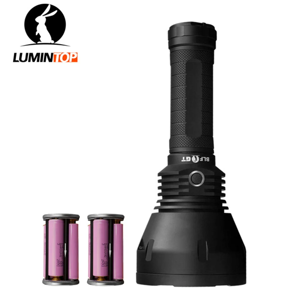 LUMINTOP BLF GT Super Bright Flashlight 12V CREE XHP35 Hi LED max 2000 lumens beam distance 2000 meters outdoor search torch
LUMINTOP BLF GT Super Bright Flashlight 12V CREE XHP35 Hi LED max 2000 lumens beam distance 2000 meters outdoor search torch