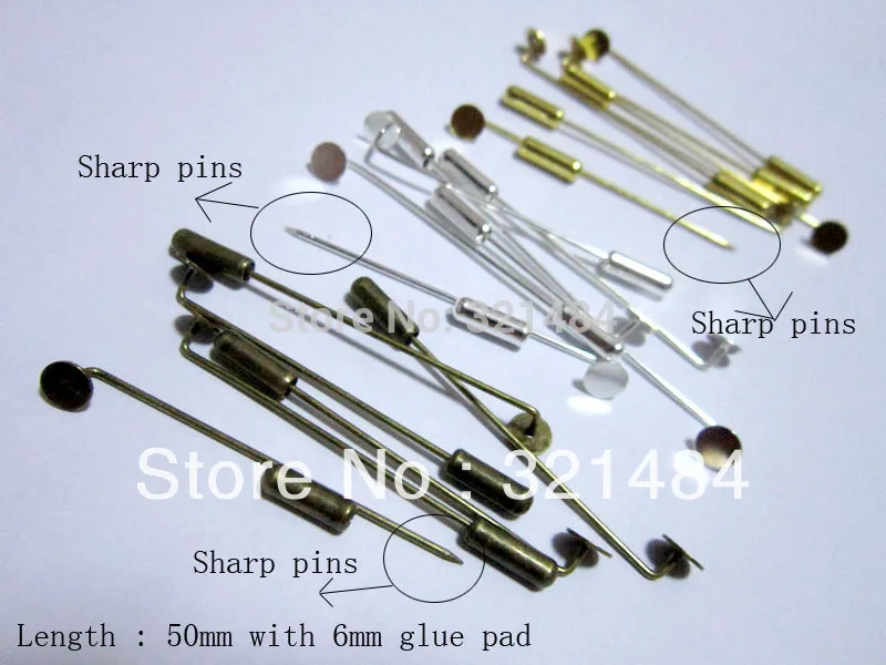 150pcs Silver Plated/Gold Plated/Antique Bronze w/ 6mm glue pad 50mm safety scarf pins,hijab pins
150pcs Silver Plated/Gold Plated/Antique Bronze w/ 6mm glue pad 50mm safety scarf pins,hijab pins