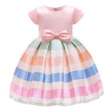 2018 Elegant Kids Girls Dresses stripe Tutu Dress Wedding Pageant Outfits Princess Party Dress Girls Clothes For 2-10 Y clothing
2018 Elegant Kids Girls Dresses stripe Tutu Dress Wedding Pageant Outfits Princess Party Dress Girls Clothes For 2-10 Y clothing