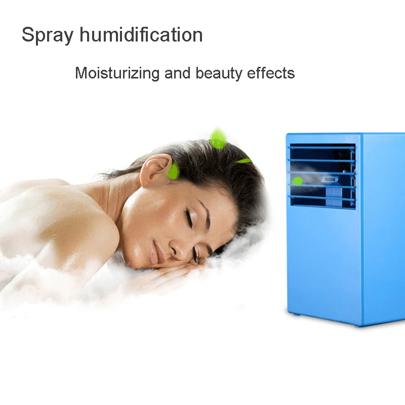 USB Air Cooler Conditioner ventilator Portable Humidifier Purifier Cooling Fan DesktopFloor Arctic Fan Office Household (5)