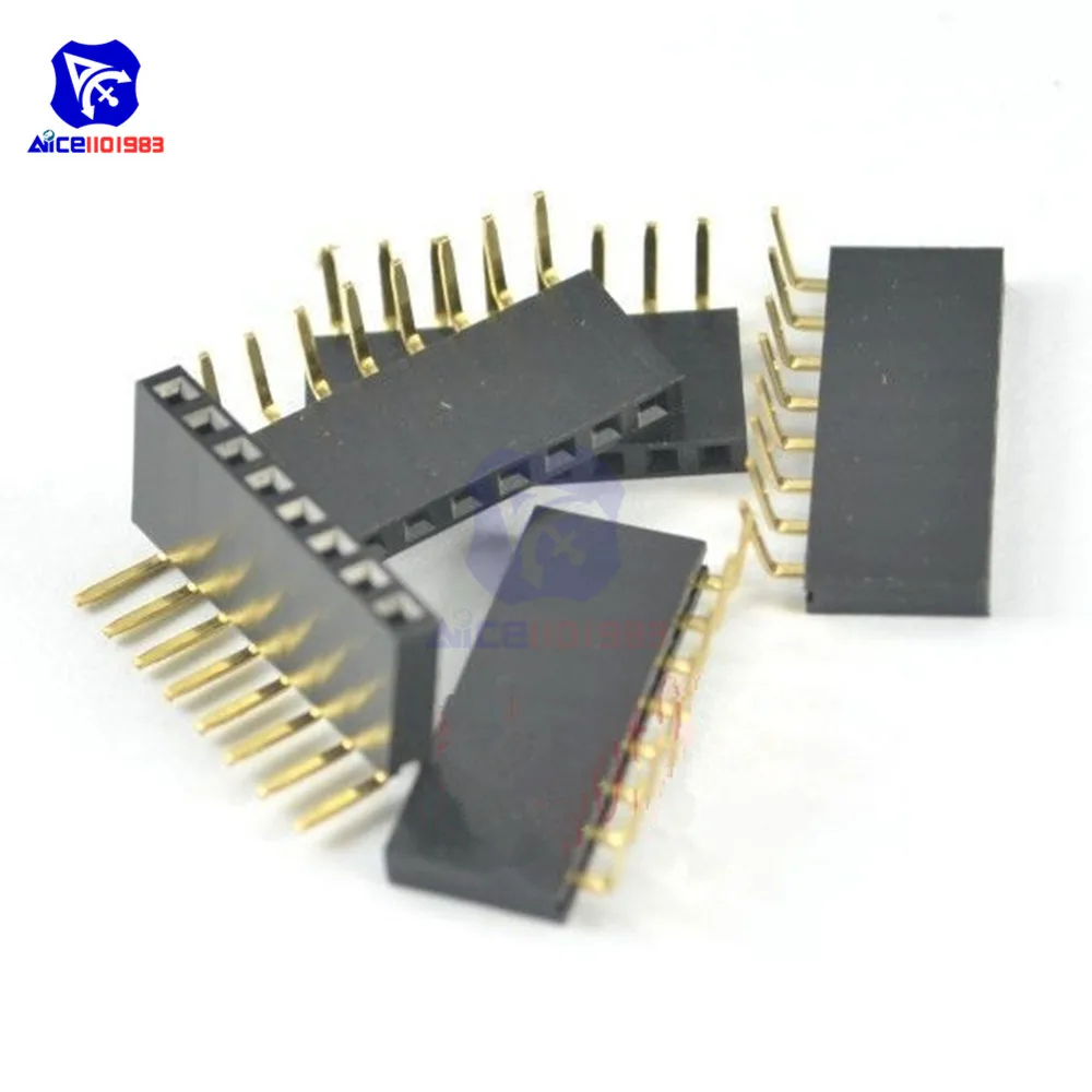 20PCS/Lot 1x8Pin Header Right Angle Female Single Row Socket Connector 2.54mm Pitch
20PCS/Lot 1x8Pin Header Right Angle Female Single Row Socket Connector 2.54mm Pitch