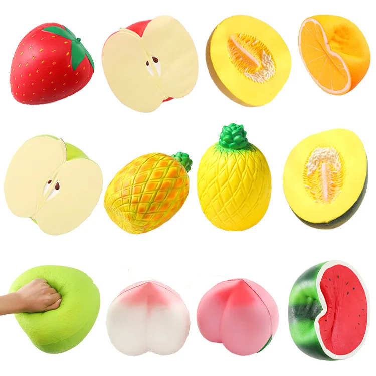 25cm Jumbo Squishy Soft Slow Rising Squishy Pineapple / Peach / Ice Cream / Watermelon Big Squishy Fruit Toys For Kids
25cm Jumbo Squishy Soft Slow Rising Squishy Pineapple / Peach / Ice Cream / Watermelon Big Squishy Fruit Toys For Kids