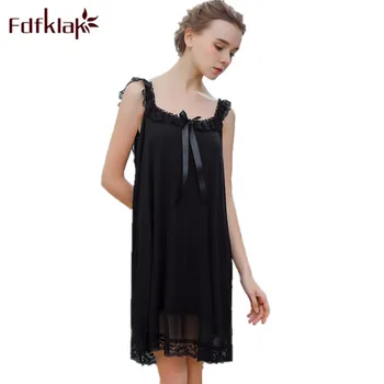 Fdfklak Summer Spaghetti Strap Sexy Women Nightwear Night Lingerie Dress For Dancing Sleepwear Women Sleeping Dress Sexy Q853
Fdfklak Summer Spaghetti Strap Sexy Women Nightwear Night Lingerie Dress For Dancing Sleepwear Women Sleeping Dress Sexy Q853