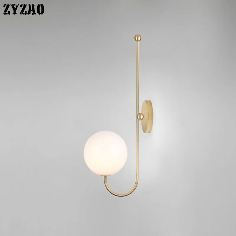Nordic Minimalist Golden Ball Wall Lamps Creative Individual Lighting Modern Simple Bedroom Lamps Glass Ball Wall Light Fixtures
Nordic Minimalist Golden Ball Wall Lamps Creative Individual Lighting Modern Simple Bedroom Lamps Glass Ball Wall Light Fixtures