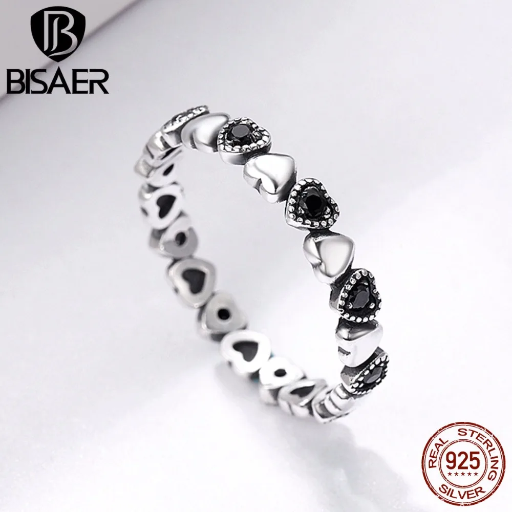 Authentic 100% 925 Sterling Silver Black & Silver Heart Stackable Finger Rings for Women Sterling Silver Jewelry Wedding
Authentic 100% 925 Sterling Silver Black & Silver Heart Stackable Finger Rings for Women Sterling Silver Jewelry Wedding