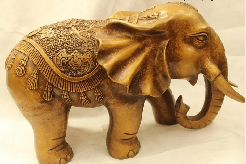 R0722 Details about 12"China Folk Purple Bronze carving excellent Lucky Lifelike elephant Statue
R0722 Details about 12"China Folk Purple Bronze carving excellent Lucky Lifelike elephant Statue