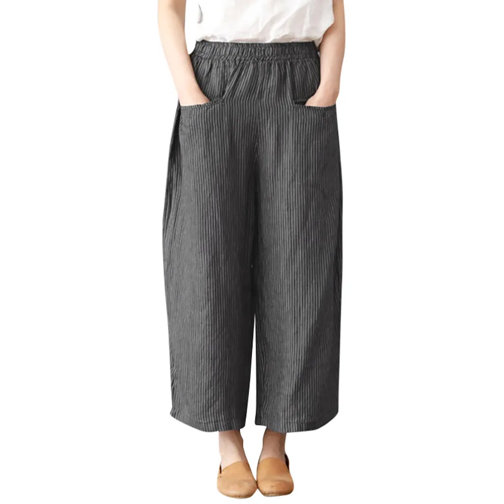Feitong Women Pocket Cotton And Linen Loose Wide Leg Casual Pants Trousers Pants Slim Fit Trousers Streetwear Pantalon Femme
Feitong Women Pocket Cotton And Linen Loose Wide Leg Casual Pants Trousers Pants Slim Fit Trousers Streetwear Pantalon Femme