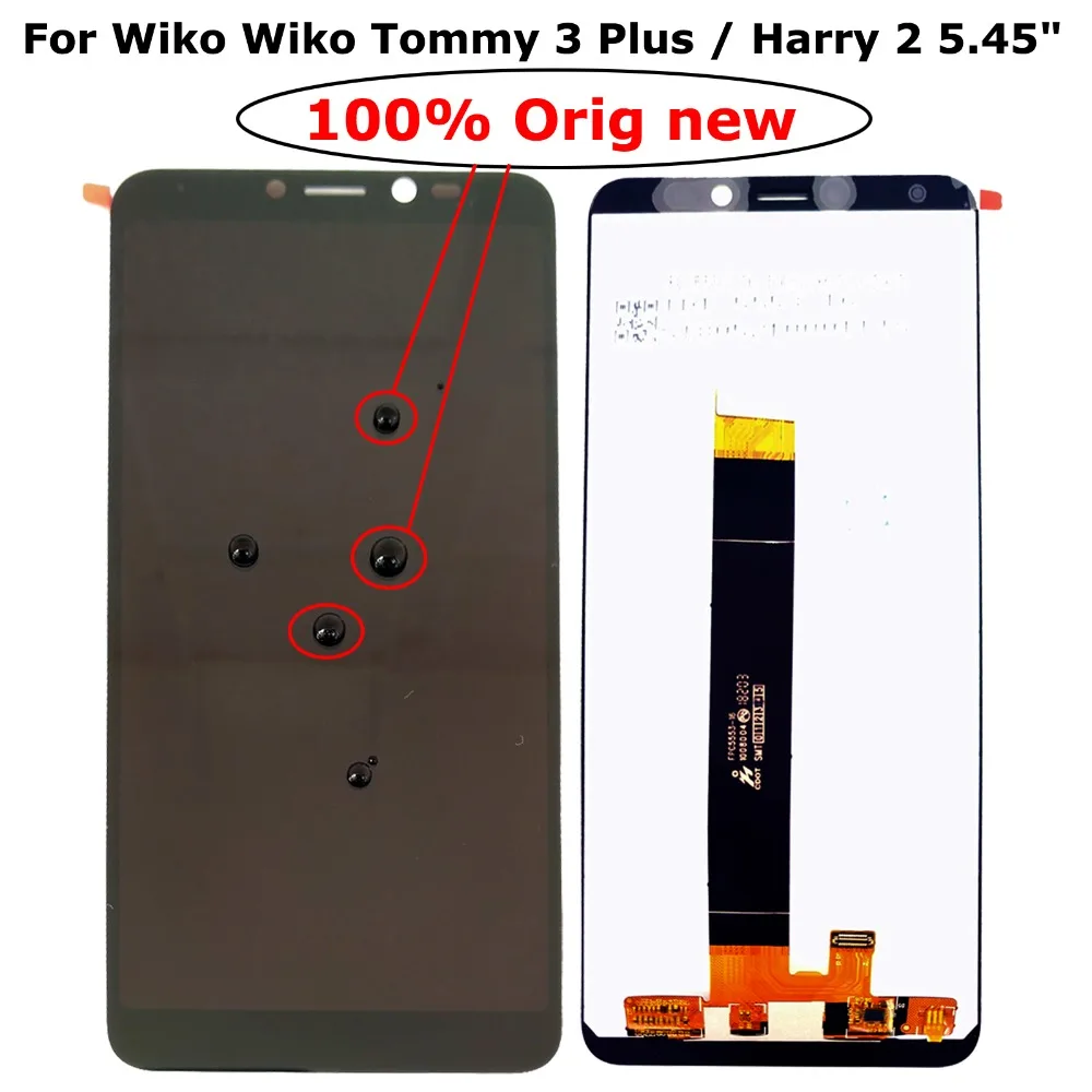 

Shyueda IPS Orig New 5.45" For Wiko Tommy 3 Plus / Harry 2 LCD Display Touch Screen Digitizer Assembly Replacement + Free Tools