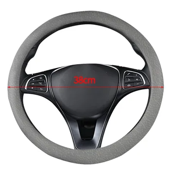GLCC Covers For Steering Wheel Protector Top Layer Leather Cowhide Car Steering Wheel Cover With Needle DIY 38 cm Gray Color
GLCC Covers For Steering Wheel Protector Top Layer Leather Cowhide Car Steering Wheel Cover With Needle DIY 38 cm Gray Color