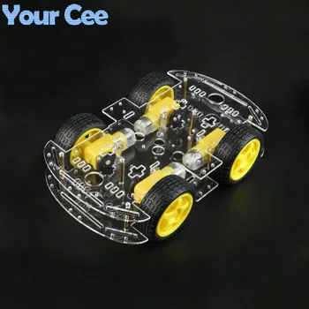 Motor Smart Robot Car Chassis DIY Kit Speed Encoder 4WD 4 Wheel Drive Car For Arduino
Motor Smart Robot Car Chassis DIY Kit Speed Encoder 4WD 4 Wheel Drive Car For Arduino