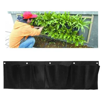 7 Pocket Hanging Vertical Garden Wall Planter For Yard Garden Home Decoration Indoor/Outdoor Herbs Growing Pot/Felt planting bag
7 Pocket Hanging Vertical Garden Wall Planter For Yard Garden Home Decoration Indoor/Outdoor Herbs Growing Pot/Felt planting bag