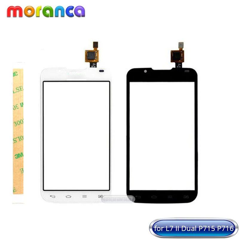 4.3'' Screen for LG Optimus L7 II 2 Dual P715 P716 Touch Screen Digitizer Front Glass Sensor Lens Panel Black White + 3M Tape
4.3'' Screen for LG Optimus L7 II 2 Dual P715 P716 Touch Screen Digitizer Front Glass Sensor Lens Panel Black White + 3M Tape