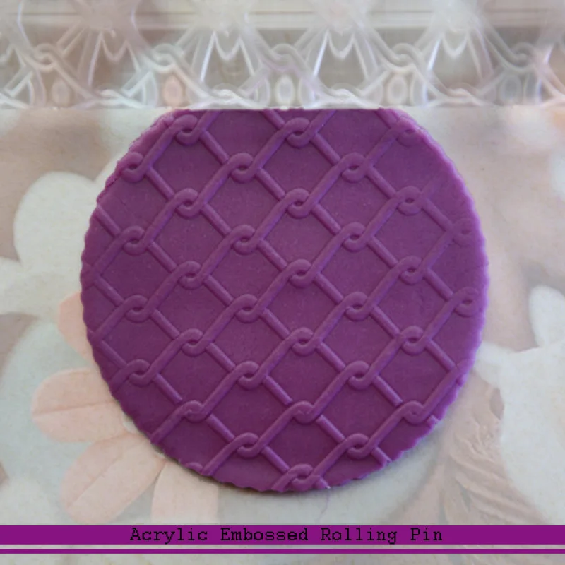 469 2 Baking Tools For Cakes Embossing Rolling Pin 6 (2)