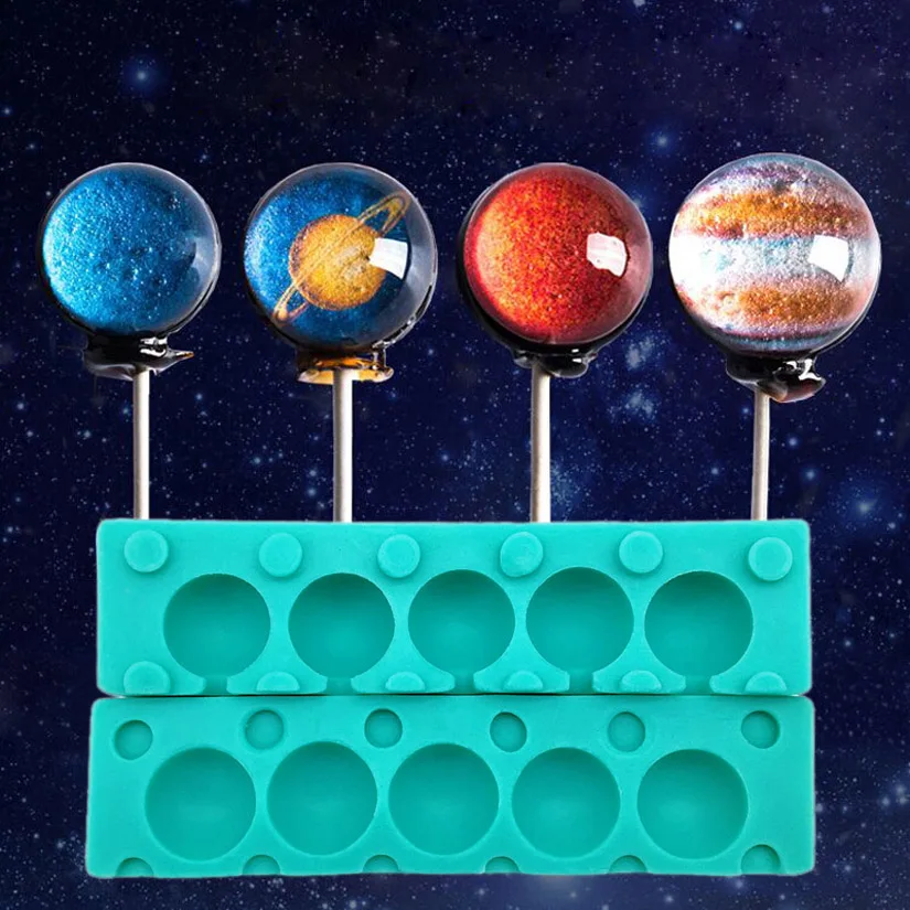 2 Pcs/set Space Lollipop Shape Silicone Baking Moulds, Fondant Cake Decorating Tools, Silicone Soap MouldS
2 Pcs/set Space Lollipop Shape Silicone Baking Moulds, Fondant Cake Decorating Tools, Silicone Soap MouldS