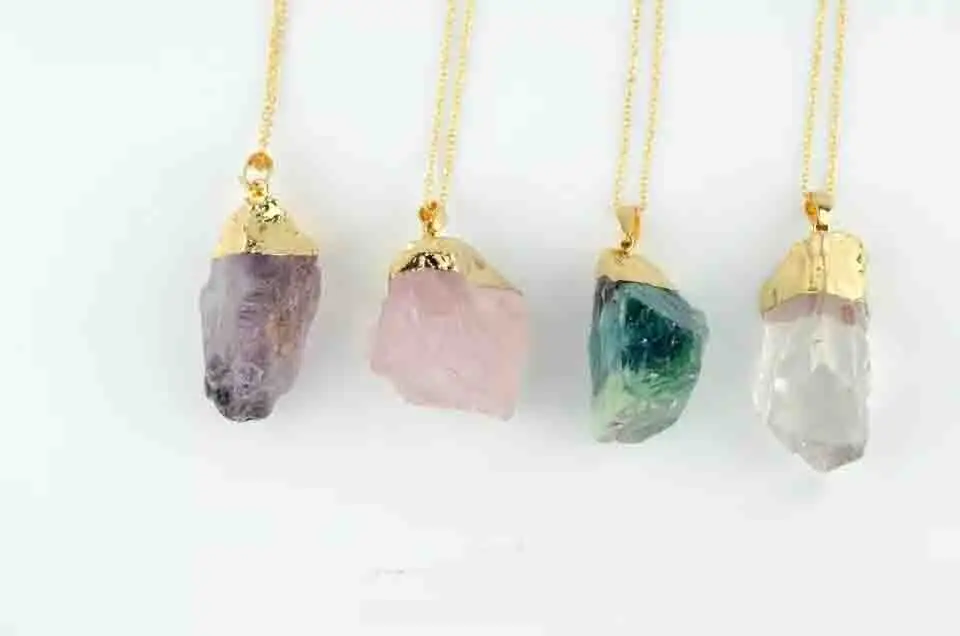 1pc New Classic Handmade Irregular Natural Point Stone Pendant Pendulum Healing Crystal Quartz Crystal Necklace For Women Gifts
1pc New Classic Handmade Irregular Natural Point Stone Pendant Pendulum Healing Crystal Quartz Crystal Necklace For Women Gifts