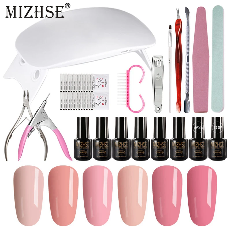 MIZHE Gel Nails Set With 6w Lamp Manicure Semi Permanent Vernis Gellak Primer Top Unhas De Gel Kit Electric Manicure Set
MIZHE Gel Nails Set With 6w Lamp Manicure Semi Permanent Vernis Gellak Primer Top Unhas De Gel Kit Electric Manicure Set